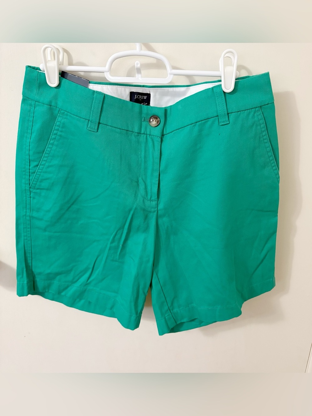 J. Crew Factory Women's Classic green Shorts 7” size 4